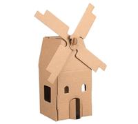 DIY Cottage Model House - Handmade Building System, Educational Creative Assembly Activity Accessory, Smooth Learning Toy for Birthday Children's Day Christmas Use