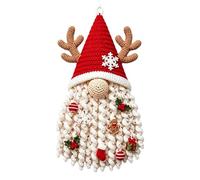 DIY Crochet Gnome Kit, Christmas Ornament Craft Set Handmade Decoration | Knitting Project Bundle Includes Materials Instructions Encourages Creative Seasonal Making Activities At Home