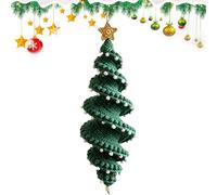 DIY Crochet Snowman Spiral Ornament Kit, Christmas Crochet Craft Set (#D)