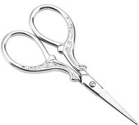 DIY Cross Stitch Antique Sewing Shears Commode Outil de broderie petits ciseaux (argent)