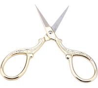 DIY Cross Stitch Antique Sewing Shears Commode Outil de broderie petits ciseaux (or)