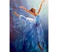 DIY Danseuse ballet Peinture Diamant,5D Diamant Painting Adultes,Broderie Diamant Painting Kit Complet,Puzzle Diamant Strass Point de Croix,pour Accueil Décor Noël Diamond Art Painting 20x30cm HS-721