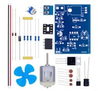 DIY DC Moteur pour régulateur Pwm Kit NE555 Modulation de largeur d'impulsion, Kit de construction électronique pour l'école Hobby, contrôle du moteur 4,5 V avec régulateur de vitesse, marche ABS 5,5