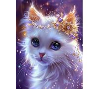 DIY Diamond Painting Adulte Animal 30x40 cm Diamant Painting Kit Complet pour Adulte Débutants, 5D Rêve Peinture Diamant Activité Manuelle Paint by Numbers pour Tableau Decoration Murale FG-629