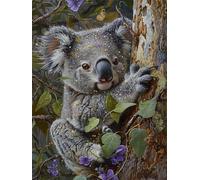 DIY Diamond Painting Adulte Koala 60x80 cm Diamant Painting Kit Complet pour Adulte Débutants, 5D Animal Peinture Diamant Activité Manuelle Paint by Numbers pour Tableau Decoration Murale FG-561