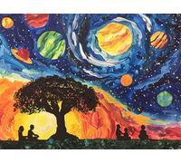 DIY Diamond Painting Amour 50x70cm Peinture Diamant Adulte 5D Arbre Diamant Painting Kit Complet, Cristal Point de Croix Peinture, Broderie Diamond pour Decoration Murale Maison Cadeau Femme yc-846