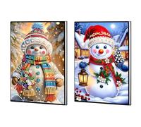 DIY Diamond Painting Notebook - 2pcs 50 Pages A5 No Lines Diamond Painting Journal Notebook, for Adults Home Office Student Gift for Birthdays or School Fun