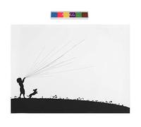 DIY Empreinte digitale peinture de carnet d'or créatif kit d'arbre arbre signature pour décorations de fête de mariage Santa claus conception de haute qualité Canvas 30x40cm (Enfants)
