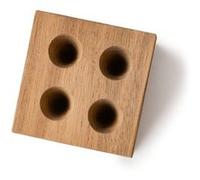 DIY encens - Moule en bois pour 4 cônes