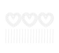 Diy Heart Shaped Floral Grid - Grid Holder For Bouquets, Reusable Flower Arranging Tool, Heart Shaped Diy Universal Flexible Holder Tool For Vase Floral Organizer Wedding & Party Decoration Vase