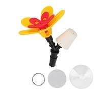 DIY Hummingbird Feeder Kit | Recycle Glass Bottles Into Bird Feeders | Hummingbird Feeding Kit for Garden/Patio/Balcony | Bird - Safe Plastic Flower Design (Single Flower)