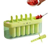 Diy Ice Lolly Mould 6 Cavity Tray, Cream Molds Chilled Dessert Making Container Treat Form Juice Milk Jam Tool | Ideal for Parents Kids Families Summer Birthday Home Parties Camping Holiday Fun