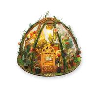 DIY Kit De Maison De Poupées, Maison Fleurie Étoilée, Ensemble De Mini Maison De Jardin en Bois, Cadeau d'anniversaire pour Adulte Femme Fille, A