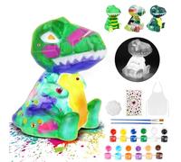 DIY Kit de Peinture Lampe de Dinosaures Veilleuse 3D,Set de peinture pour Dinosaure lumière,Loisir Créatif Bricolage Enfant Kit de Materiel Dessin Bricolage Jouet Cadeau d'anniversaire pour Filles
