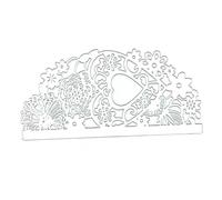 DIY Lace Love Carte de vœux en dentelle et métal gaufrage DIY en acier au Pochoir de gaufrage Modèle de découpe