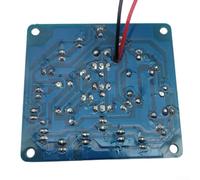 DIY Lampe Coeur Clignotant Kit de Pièces de Circuit Analogique et 18 LED Rouge pour Apprendre les Bases de Soudure (B)