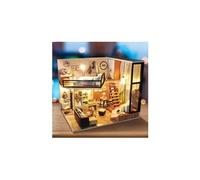 DIY LED Maison de Poupée Dollhouse Miniature Bois Meuble Jouet Créatif Cadeau Noël