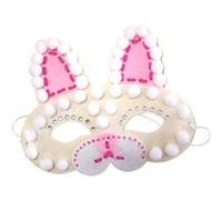 DIY - Loisirs Créatifs Enfants - Kit Masque Feutrine A Coudre - Lapin G