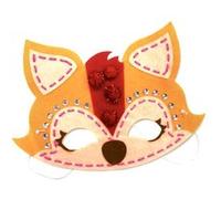 DIY - Loisirs Créatifs Enfants - Kit Masque Feutrine A Coudre - Renard G