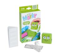 COLOP - COLOP Marky Vert Personnalisable Adapté aux enfants DIY Textile Timbre Trousse - 1 Ensemble