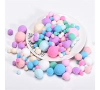 DIY matériaux artisanaux, Artisanat créatif, 1000 Pieces Craft Mini Pompoms Ball Balls Self Adhesive Festive Rainbow Fuzzy for Jewelry Making Accessories Clothing Appliques(Candy)