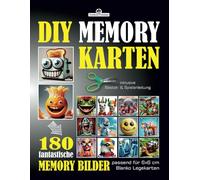 DIY Memory Karten: 180 Fantastische Memory Bilder für Blanko Legekarten, passend für 6x6 cm Karten, Memory zum selbst gestalten, für Kinder und Erwachsene