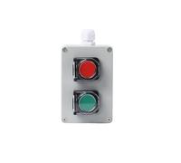 DIY Metal Push Button Control Box Explosion-proof Junction Boxed Emergency Start Reset NWPNLXEA(2P Reset Cover)
