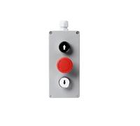 DIY Metal Push Button Control Box Explosion-proof Junction Boxed Emergency Start Reset NWPNLXEA(3P Arrow Emergency)