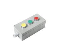 DIY Metal Push Button Control Box Explosion-proof Junction Boxed Emergency Start Reset NWPNLXEA(3P Reset)