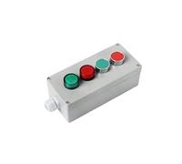 DIY Metal Push Button Control Box Explosion-proof Junction Boxed Emergency Start Reset NWPNLXEA(4P Light Reset)