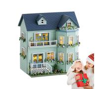 DIY Mini House Kit - Handmade Wooden Warm Manor | Miniature Craft