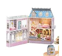 DIY Mini House Kit - Handmade Wooden Warm Manor | Miniature Craft