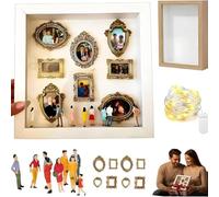 DIY Mini Museum Silhouette Box, Personalized Memory Shadow Box, Celebrate Your Memories in Style, Personalized Photo Family Memory Display Frame, Funny Present for Valentine's Day, Easter (C)
