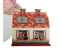 DIY Miniature House Kit, 1:12 Scale Tiny Figurine Set, Craft Kit for Adults and Kids, Cute Tiny House Decorations, Home Shelf, Library, Shop, Store Display, Perfect for Christmas and Gift Projects