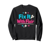 DIY Mom Handywoman Fixatrice Mère Maman Qui construit des Outils Sweatshirt