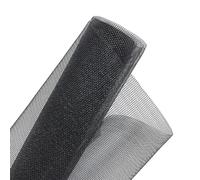 DIY Moustiquaire FenêTre 1x16m Toile Moustiquaire Fibre De Verre Anti-insectes Découpable Lavable Maille D'éCran FenêTre Pour Porte Rideaux Fenetres -Noir