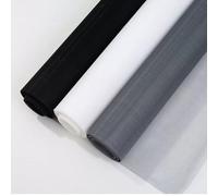 DIY Moustiquaire Fenêtre 2x12m Découpable Aux Dimensions Souhaitées、Rouleau Moustiquaire Fenetre、moustiquaire pour fenêtre, porte de balcon et salon、Noir