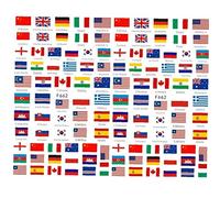 DIY Nail Art Autocollants, Modèle De Drapeau National Auto-adhésif Ongles Décoration De L' Transferts D' Citoyens pour Femmes Design De Manucure