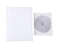 DIY Net Mesh pour intérieur moustiquaire rideau anti-insectes polyester pour fenêtre de maison, cuisine, chambre à coucher, vérandas, 130x150cm/150x200cm (blanc 1.3*1.5m)