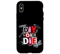 DIY Or Die - Culture DIY Punk Rock Coque pour iPhone X/XS