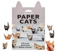 Diy Papier Origami Animal Kit,50pcs Origami Enfant Chat/Chien/Dinosaure 3d, Paper Cats Origami Adulte,3d DéCoration De Bureau AnimalièRe Origamis,Kits De Bricolage Pour Adultes Et Enfants (Chat)