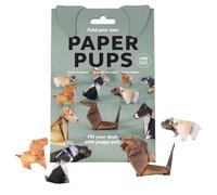 Diy Papier Origami Animal Kit, Paper Cats Origami 50pcs, Chat/Chien/Dinosaure 3d Origami Enfant, 3d DéCoration De Bureau AnimalièRe Origamis,Kits De Bricolage Pour Adultes Et Enfants (Chien)