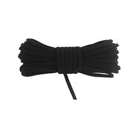 DIY PARK Cordon élastique plat fin en nylon de 4,6 m de long et 3 mm de long pour porter le visage et les oreilles (noir)