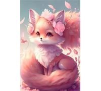 DIY Peinture Diamant Kits,5D animal fleur Diamond Painting Kit Complet Broderie Diamant Grand Format Cristal Strass Point de Croix Painting Broderie,pour Adultes Noel Murale Décoration 25x35cm ZA-301