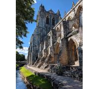 DIY Peinture Numero Adulte Architecture, Voir Peinture Numero Activité Manuelle Adulte Kits, Paint by Numbers for Adults avec Pinceaux et Pigment Acryliques, Cadeau, Decoration Maison, 90x110cm 9-9777