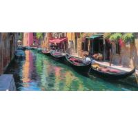 DIY Peinture Numero Adulte Bateau, Peinture Numero Venise, Activité Manuelle Adulte Kit avec Pinceaux et Pigment Acryliques, Paint by Numbers for Enfant, Deco Chambre, Cadeau Printemps, 70x40cm 5-4659