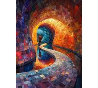 DIY Peinture Numero Adulte Couleur, Architecture Peinture Numero Activité Manuelle Adulte Kits, Paint by Numbers for Adults avec Pinceaux et Pigment Acryliques, Cadeau, Deco Maison, 100x135cm, 1-5020