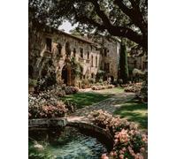 DIY Peinture Numero Adulte Fleur, Peinture Numero Activité Manuelle Adulte Kit Voir, Paint by Numbers for Adults avec Pinceaux et Pigment Acryliques, Decoration Chambre, Cadeau Femme, 60x90cm 9-1780