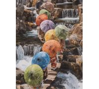 DIY Peinture Numero Adulte Geisha, Peinture Numero Activité Manuelle Adulte Kit Japon, Paint by Numbers for Adults avec Pinceaux et Pigment Acryliques, Decoration Chambre, Cadeau Femme 90x110cm 0-1934