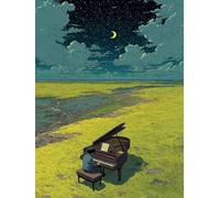 DIY Peinture Numero Adulte Piano, Ciel éToilé Peinture Numero Activité Manuelle Adulte Kits, Paint by Numbers for Adults avec Pinceaux et Pigment Acryliques, Cadeau, Decoration Maison, 60x90cm, R-1309